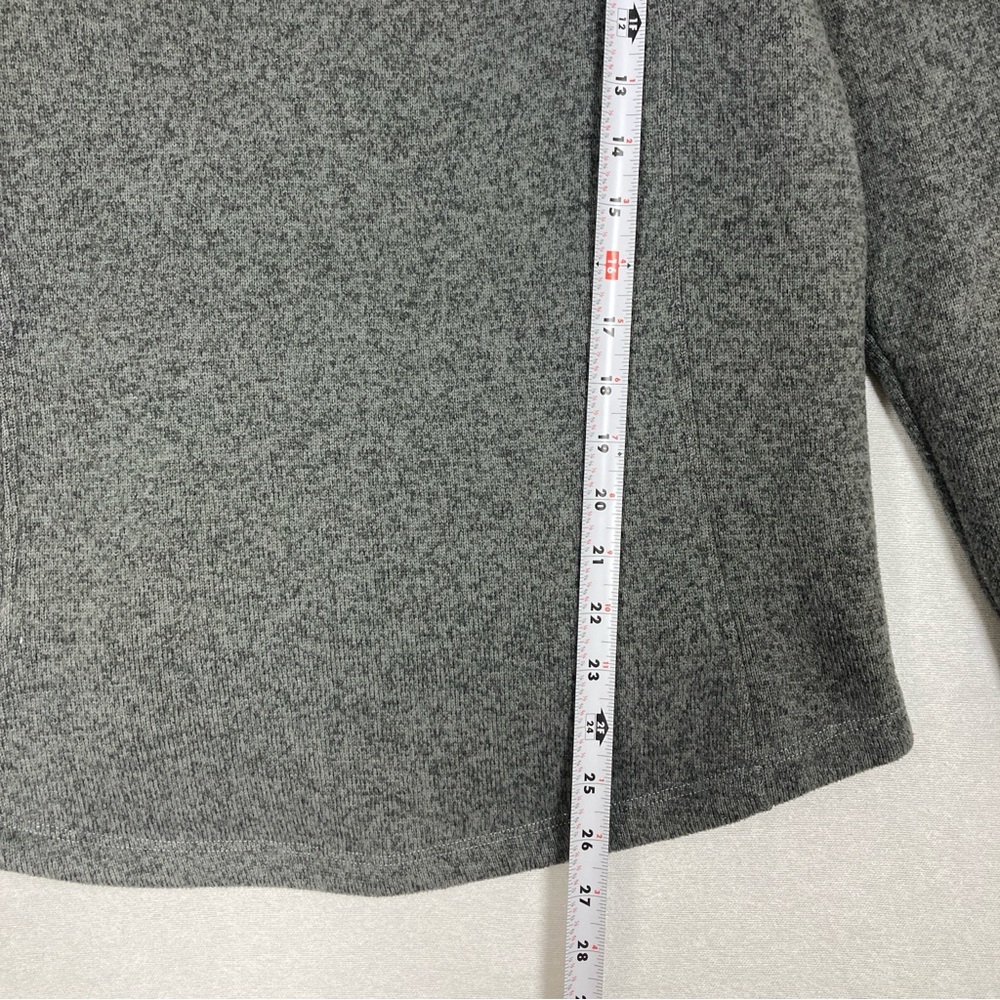 The North Face Women’s Crescent Hoodie Heather Gray Fleece Pullover Size M - Picture 10 of 16